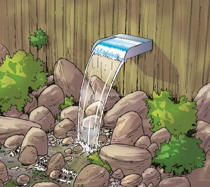 Ubbink Nevada 60 Rvs Waterval 5 Ubbink Nevada 60 Rvs Waterval - Afbeelding 3