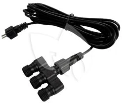 12 Volt 3-weg Verdeler Met 5 Meter Aansluitkabel