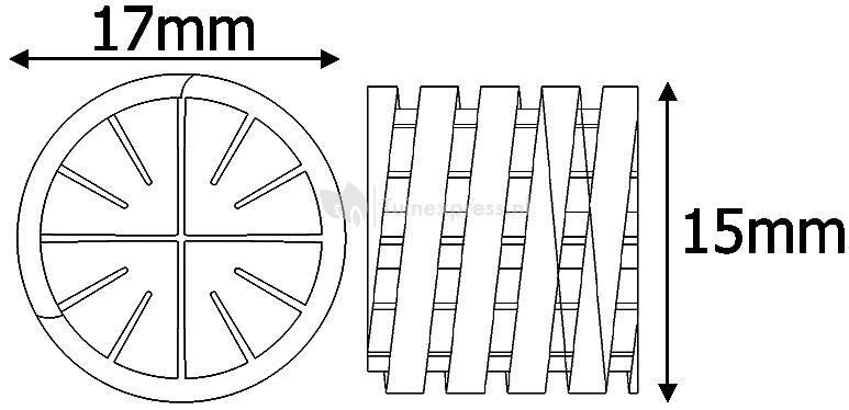 Biocarrier Type Helix 4 Biocarrier Type Helix - Afbeelding 2