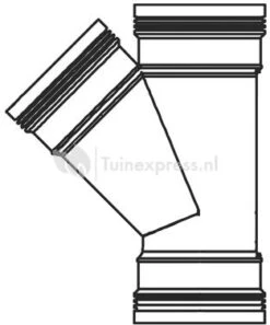 PP T-stuk 45 Graden Manchet -Oases Winkel SD240C 0 313x376