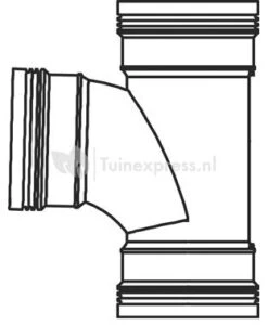 PP T-stuk 90 Graden Manchet 5 PP T-stuk 90 Graden Manchet -Oases Winkel SD260C 0 312x380