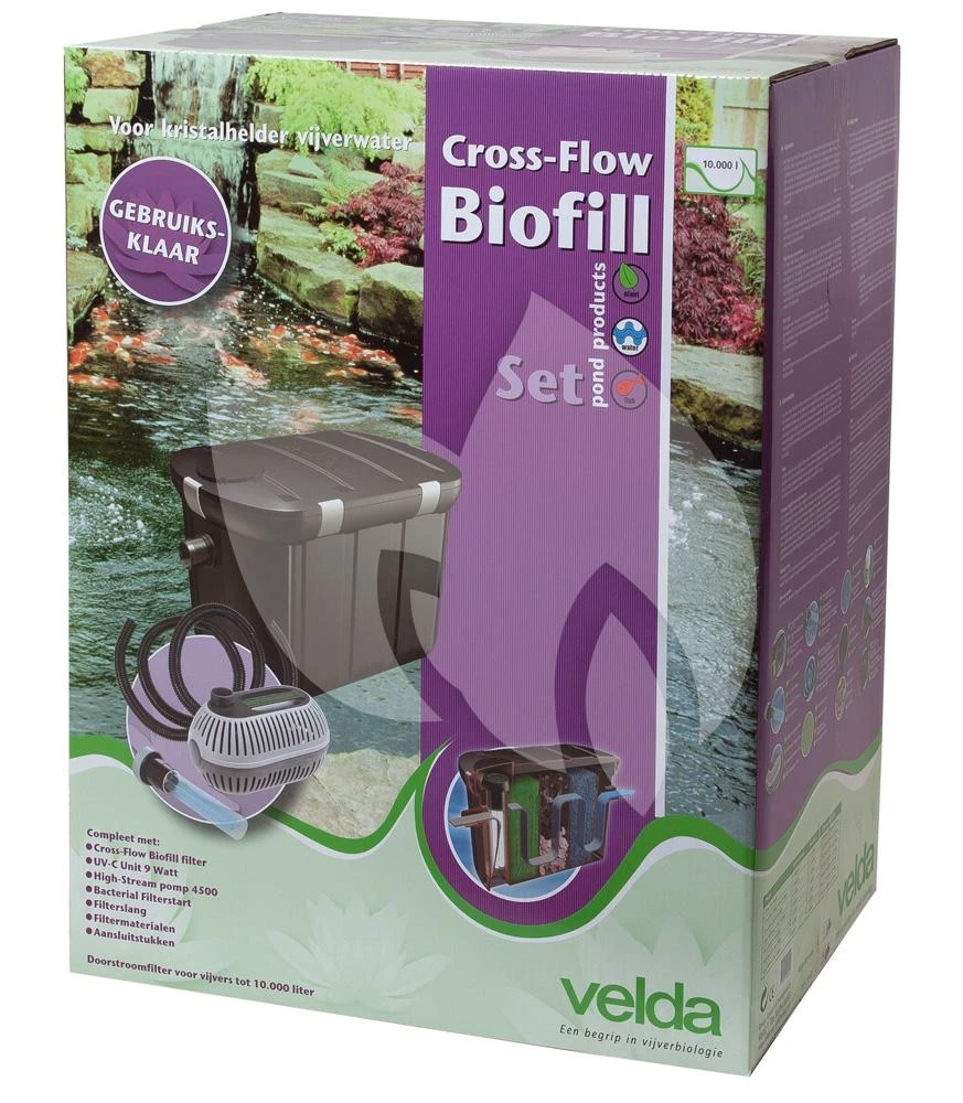 Velda Cross-Flow Biofill Doorstroomfilter Set 4 Velda Cross-Flow Biofill Doorstroomfilter Set - Afbeelding 2