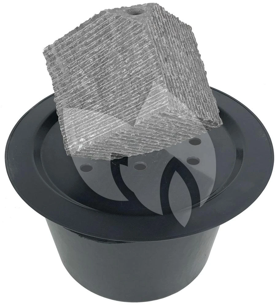 Kubus Waterornament Natuursteen 31 Cm Doorsnede 3 Kubus Waterornament Natuursteen 31 Cm Doorsnede