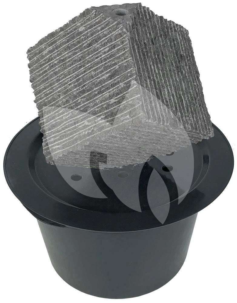 Kubus Waterornament Natuursteen 38 Cm Doorsnede 3 Kubus Waterornament Natuursteen 38 Cm Doorsnede