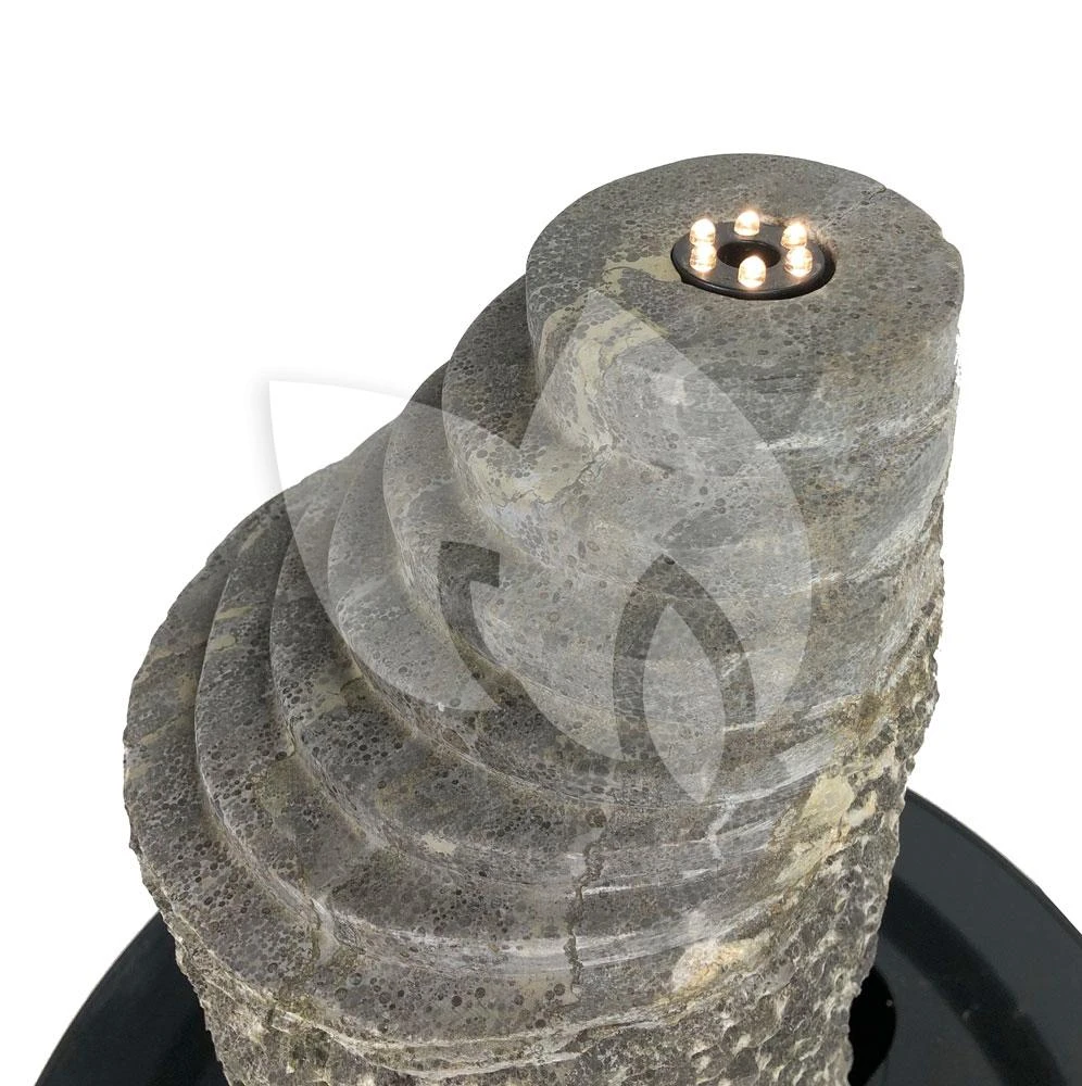 Machu Picchu Waterornament Natuursteen LED 50 Cm 5 Machu Picchu Waterornament Natuursteen LED 50 Cm - Afbeelding 3