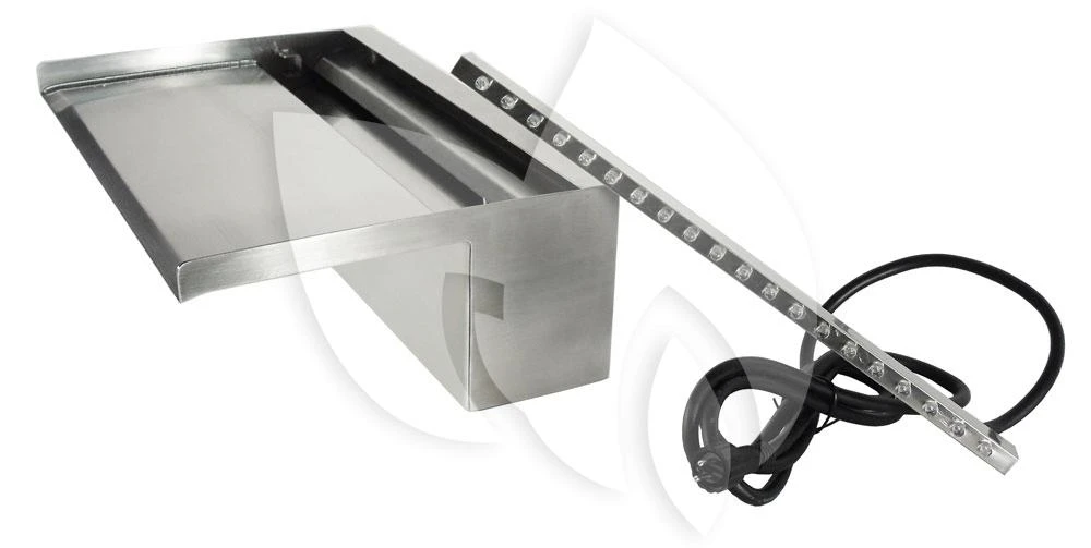 Ubbink Niagara 30 Rvs Muur Waterval LED 4 Ubbink Niagara 30 Rvs Muur Waterval LED - Afbeelding 2