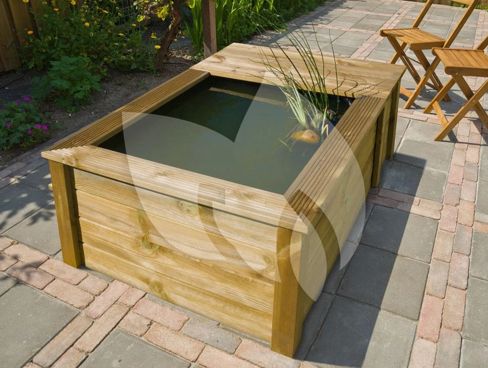 Ubbink Quadro Vijverset Wood 3 3 Ubbink Quadro Vijverset Wood 3