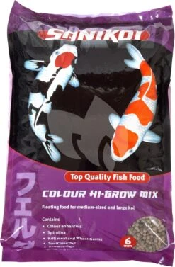 SaniKoi Colour Hi-grow Mix Visvoer 6mm - 10 Liter