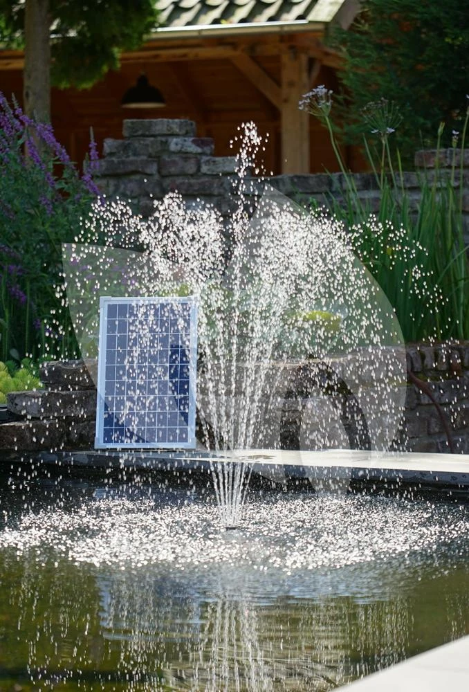 Ubbink SolarMax 1000 Vijverpomp Fontein Met Zonnepaneel - Inclusief Accu 5 Ubbink SolarMax 1000 Vijverpomp Fontein Met Zonnepaneel - Inclusief Accu - Afbeelding 3