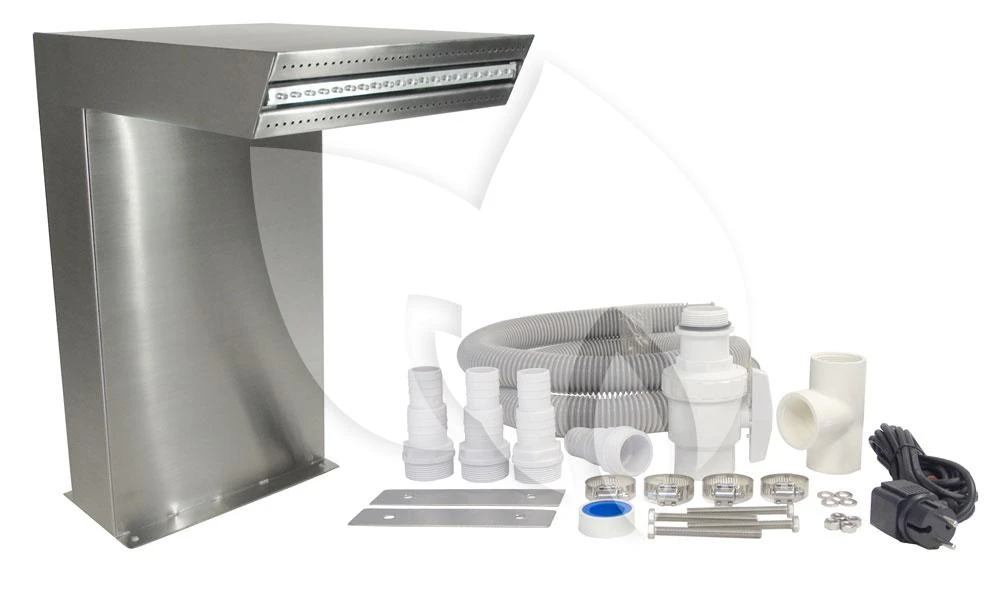 Ubbink Straight RVS Waterval 5 Ubbink Straight RVS Waterval - Afbeelding 3