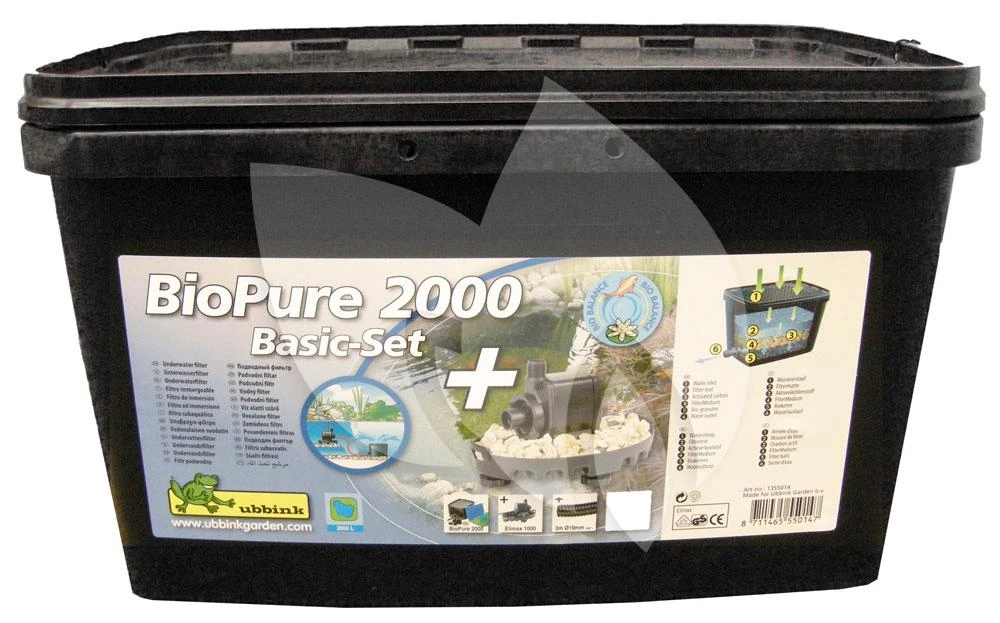 Ubbink BioPure 2000 Basic-Set Onderwaterfilter 5 Ubbink BioPure 2000 Basic-Set Onderwaterfilter - Afbeelding 3