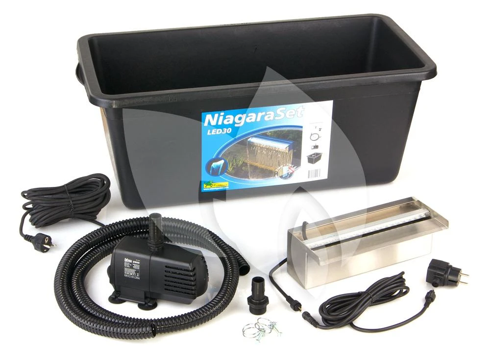 Ubbink Niagara 30 LED Waterval Set 3 Ubbink Niagara 30 LED Waterval Set