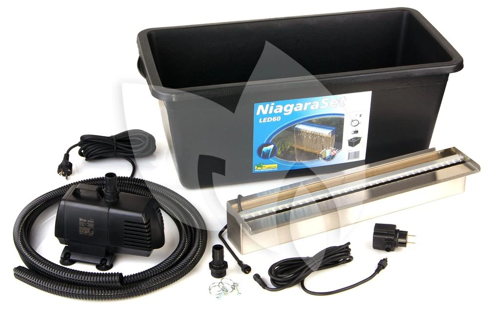Ubbink Niagara 60 LED Waterval Set 3 Ubbink Niagara 60 LED Waterval Set